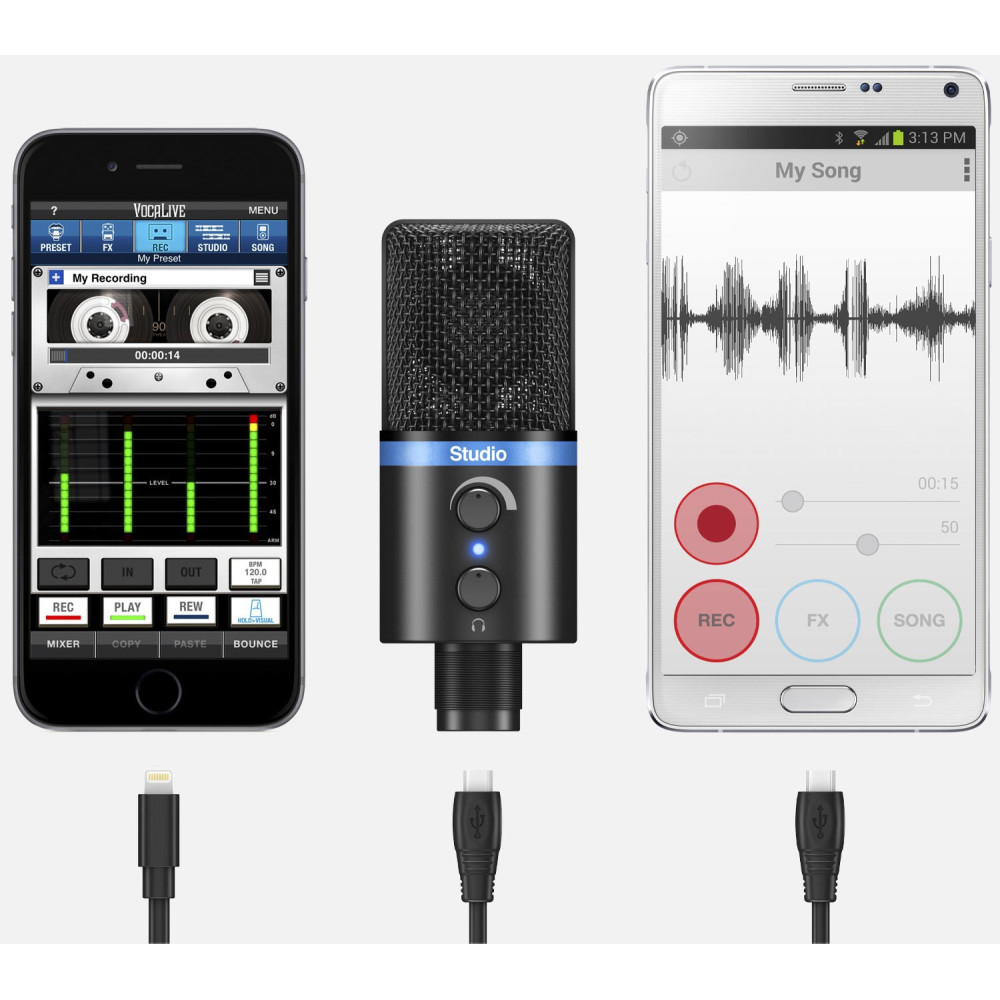 IK Multimedia iRig Mic Studio for IOS, Android, Mac & PC
