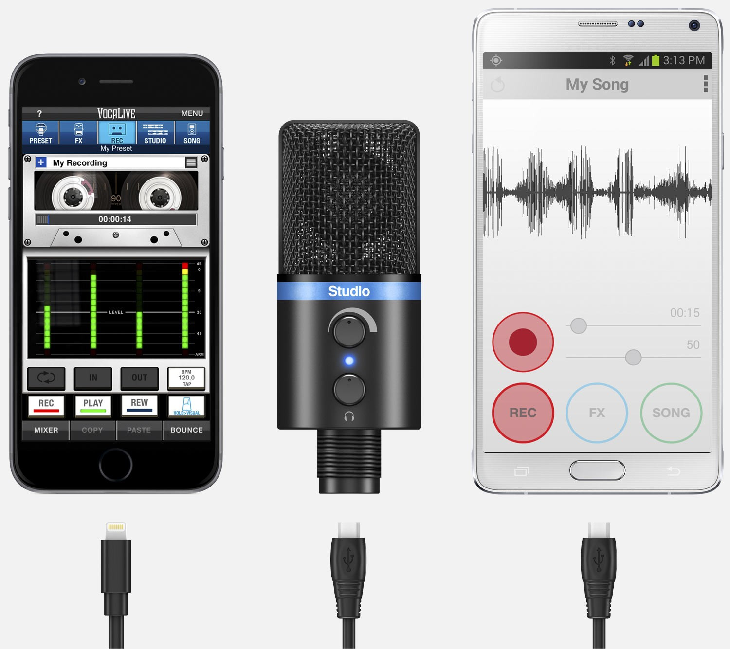 IK Multimedia iRig Mic Studio for IOS, Android, Mac & PC