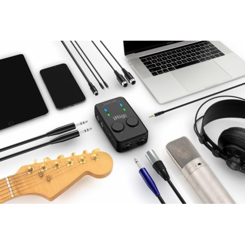 IK Multimedia Irig Pro DUO I/O Audio Interface for iPhone,iPad