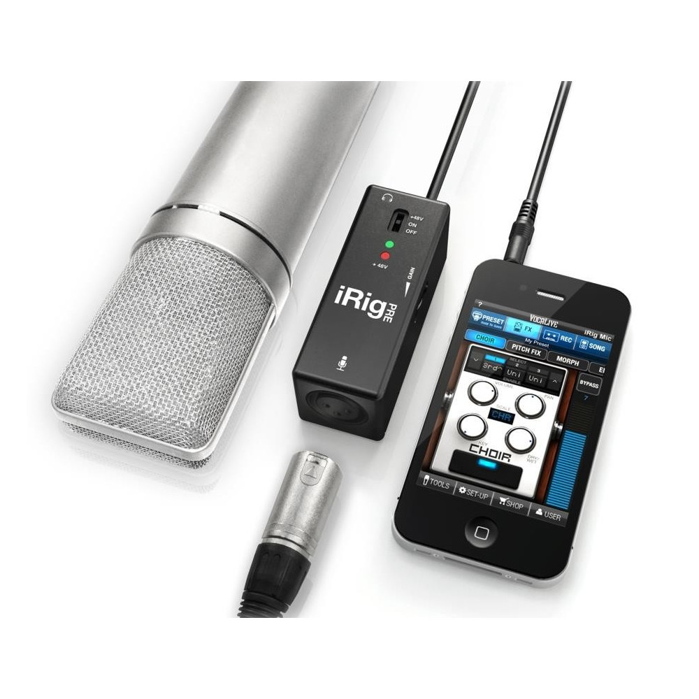 IK Multimedia iRig Pre XLR-Microphone Interface for IOS/Android