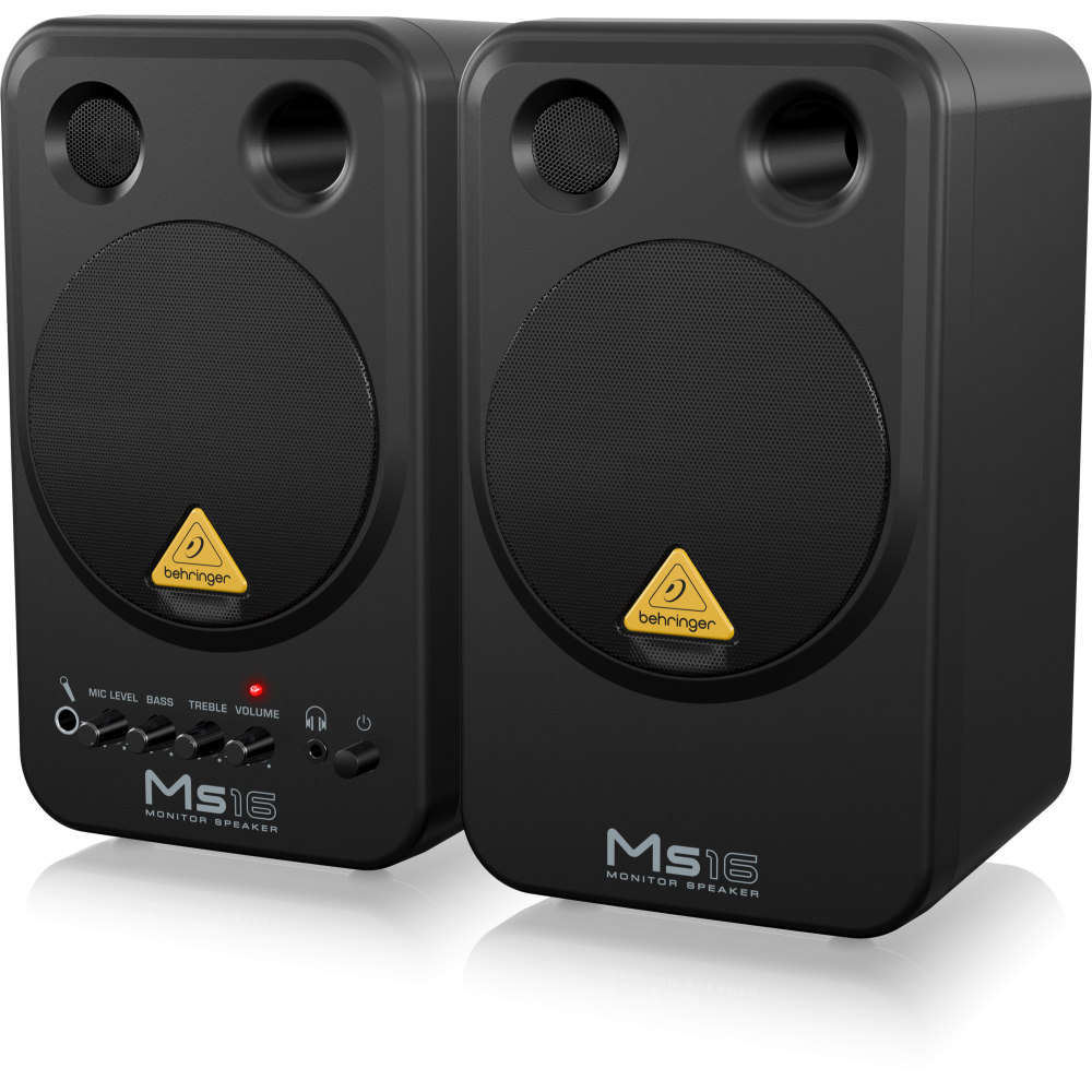 Behringer MS16 Active Studio Monitors - Pair