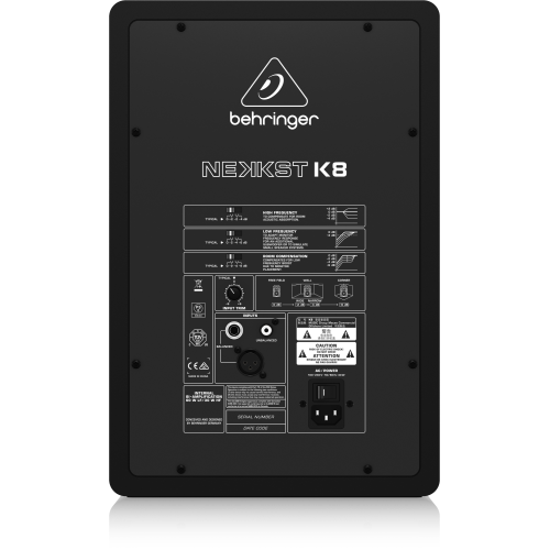 Behringer NEKKST K8 Active Studio Monitors - Single