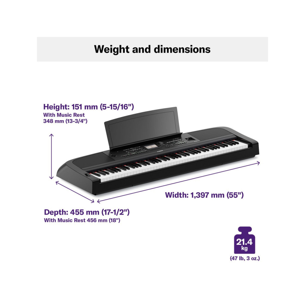 Yamaha DGX-670 88-Keys Digital Piano