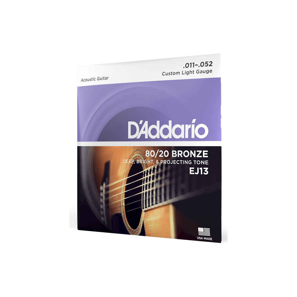D'Addario EJ13 80/20 Bronze Acoustic Guitar String Set