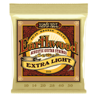 Ernie Ball EarthWood Bronze .010-.050 Guitar Strings | D'Addario