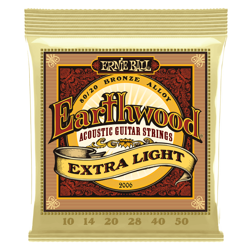 Ernie Ball EarthWood Bronze .010-.050 Guitar Strings | D'Addario