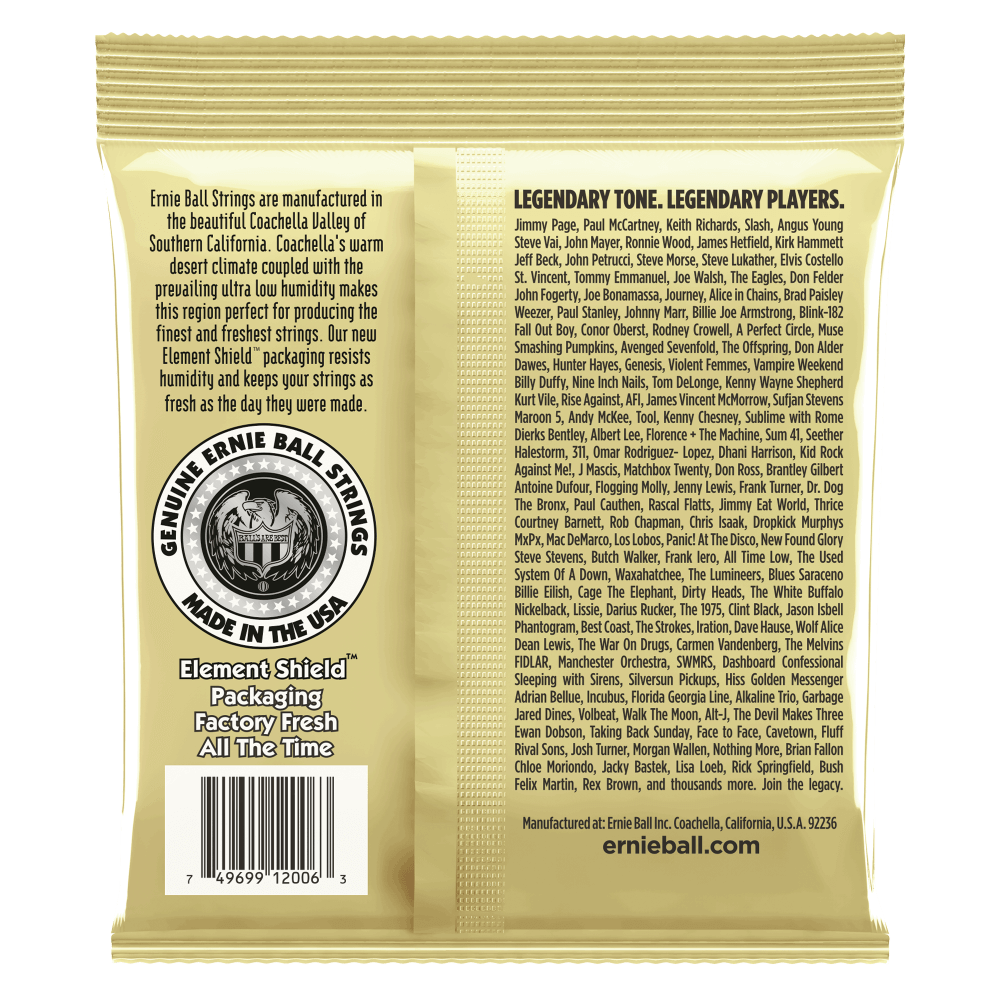 Ernie Ball EarthWood Bronze .010-.050 Guitar Strings | D'Addario