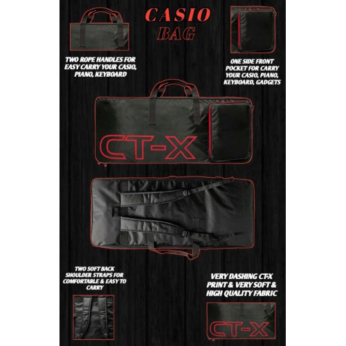 Casio CTX 61-Keys Keyboard Padded Bag - Durable & Stylish | Casio