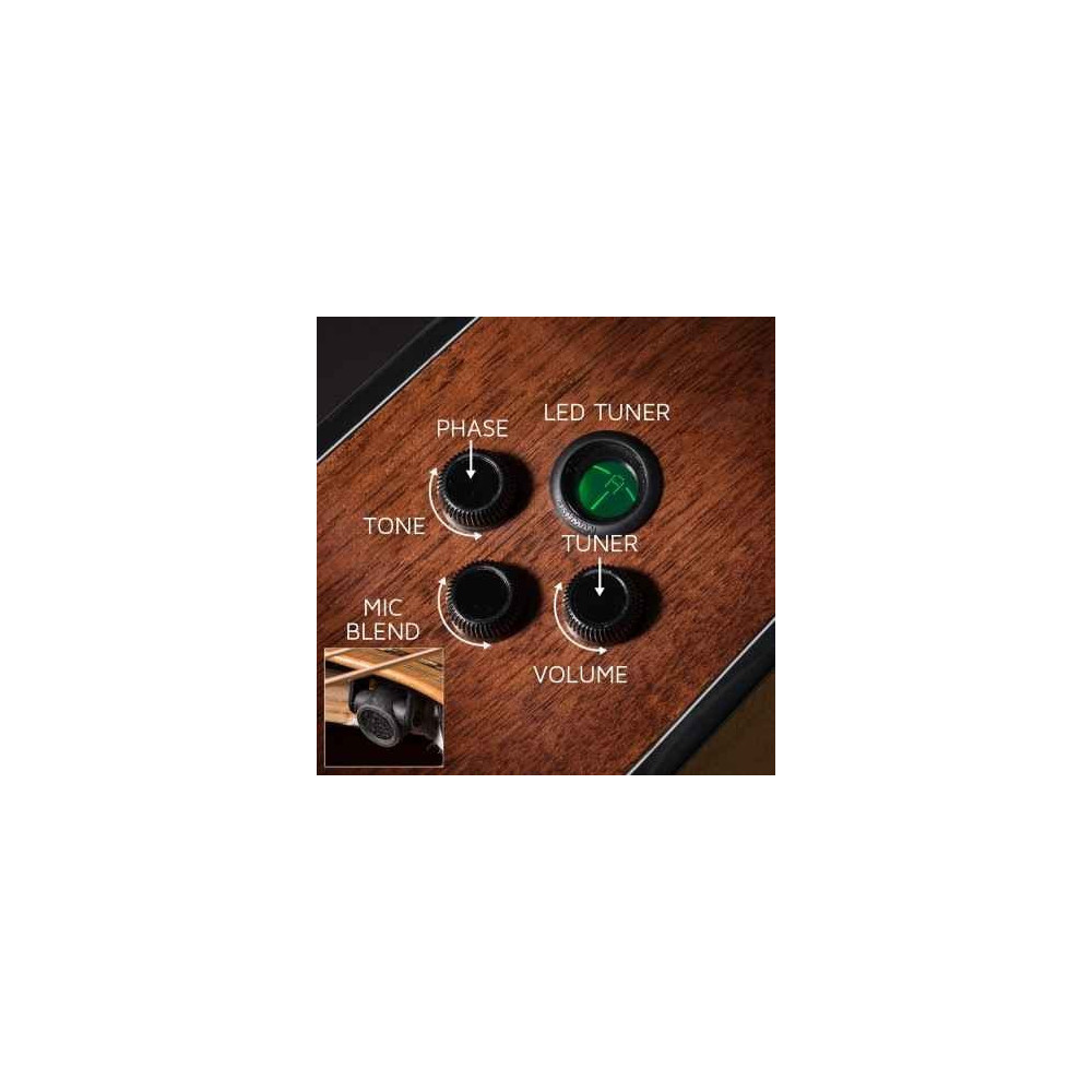 Cort GOLD Series OC6 Electro-Acoustic Guitar-Bocote