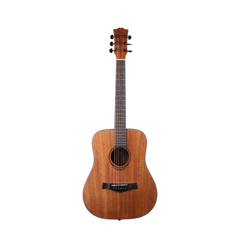 Amari by Enya AM-Baby Mini Acoustic Guitar - Mahogany