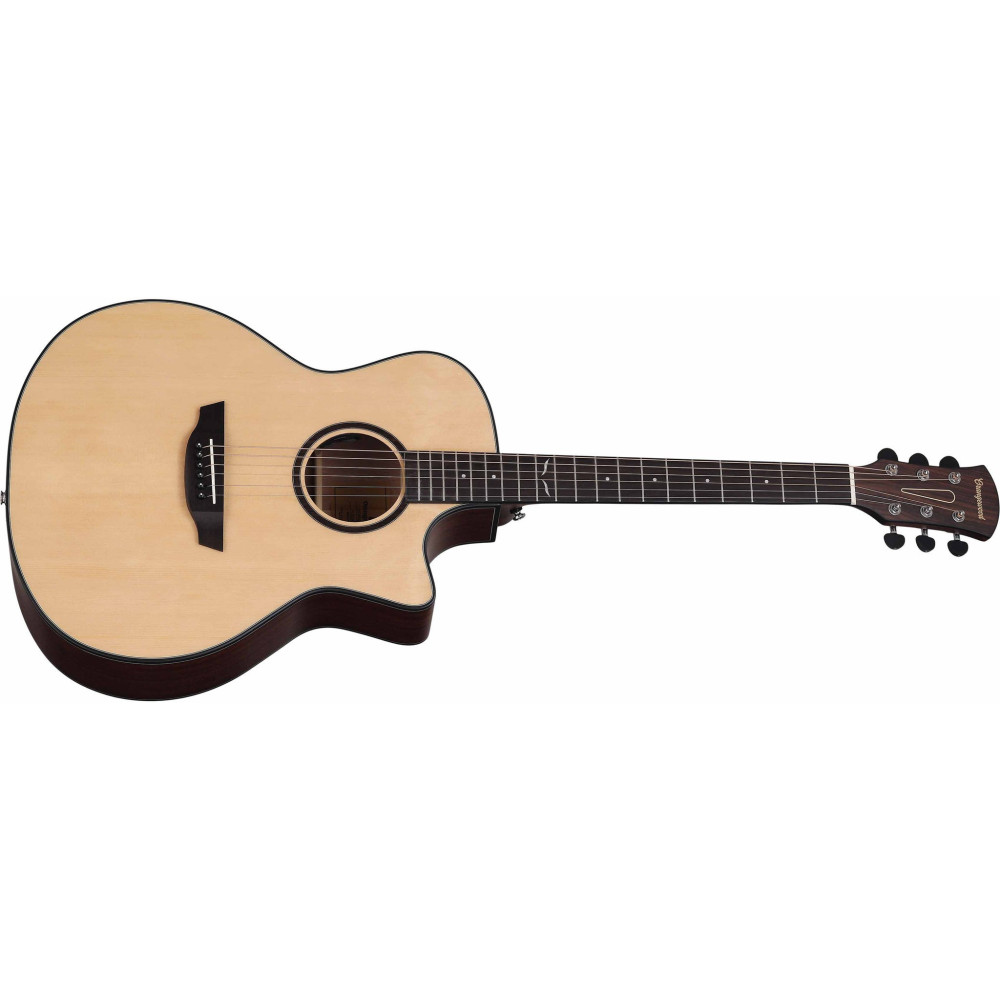 Orangewood Morgan Spruce Live Semi Acoustic Guitar - Grand Auditorium Cutaway