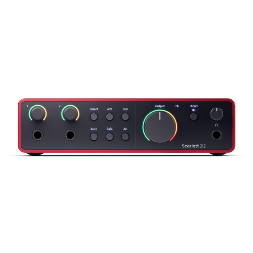 Focusrite Scarlett 2i2 Studio Pack (Generation 4)