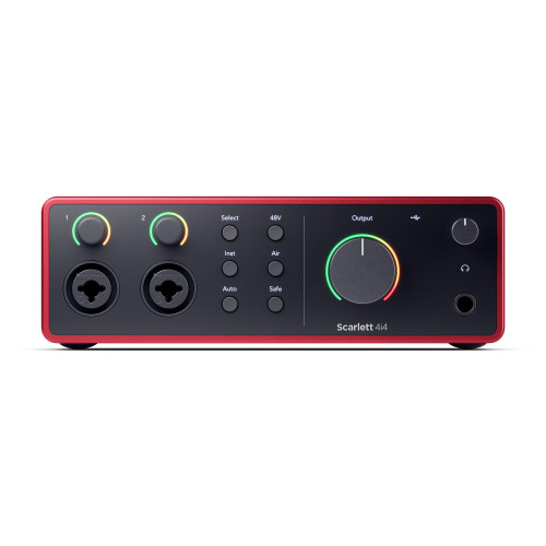 Focusrite Scarlett 4i4 (Gen 4) Audio Interface - Get Big Console Sound