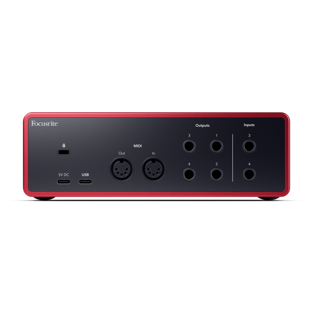 Focusrite Scarlett 4i4 (Gen 4) Audio Interface - Get Big Console Sound