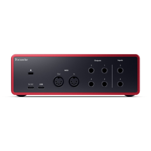 Focusrite Scarlett 4i4 (Gen 4) Audio Interface - Get Big Console Sound