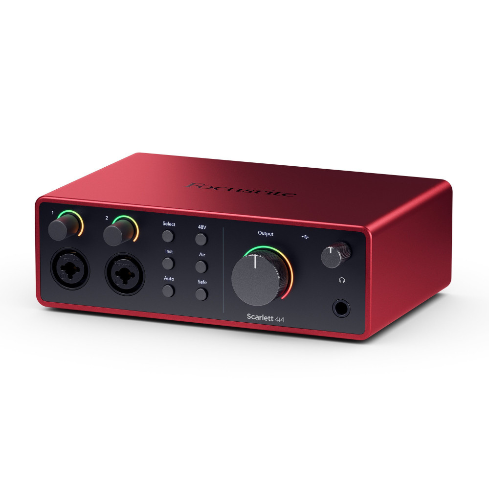 Focusrite Scarlett 4i4 (Gen 4) Audio Interface - Get Big Console Sound