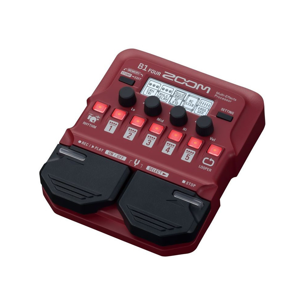 Zoom B1 Four Bass Guitar Multi Effects Processor