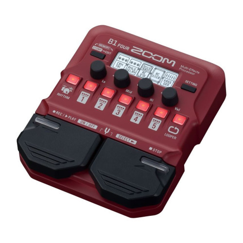 Zoom B1 Four Bass Guitar Multi Effects Processor
