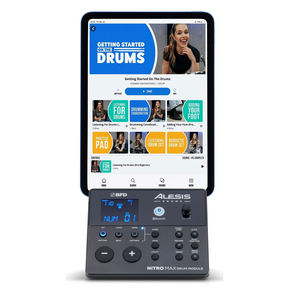 Alesis Nitro Max Digital Drum Kit | 32 Premium Kits & Responsive Mesh Heads