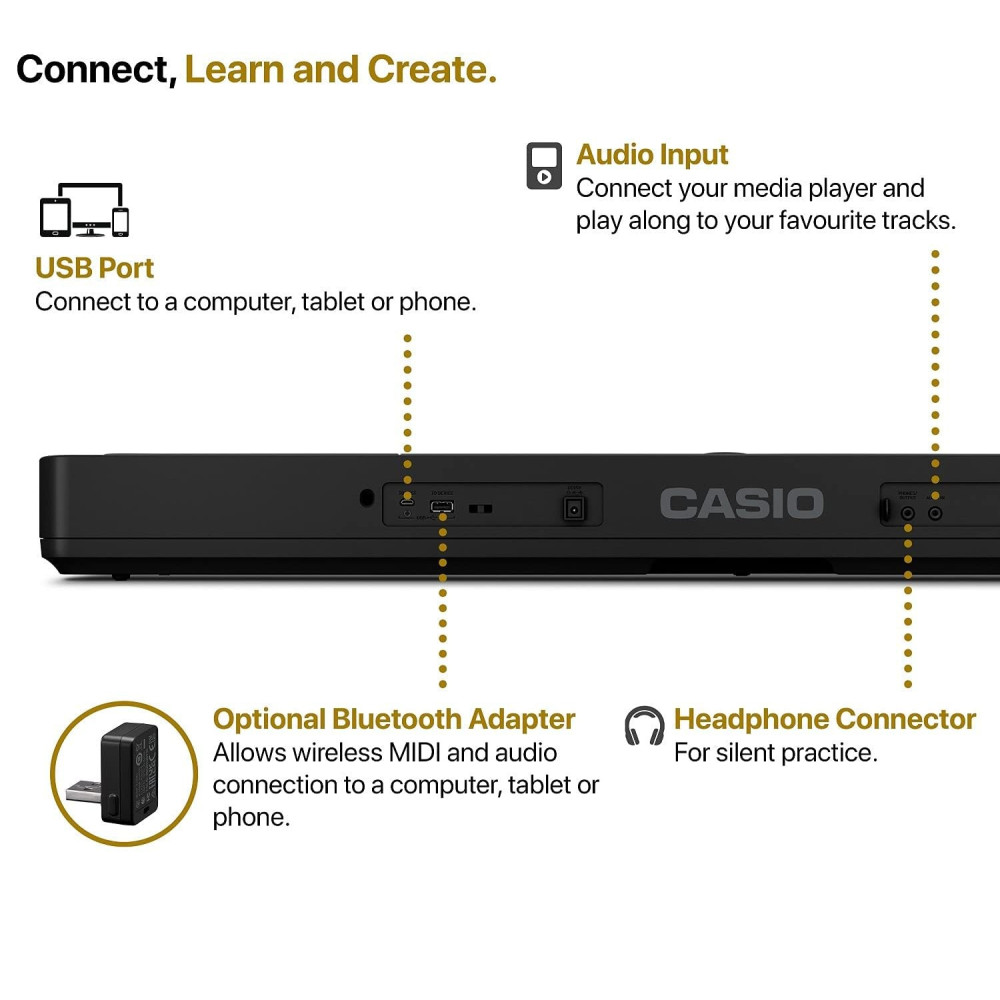 Casio CTS-400 Portable Keyboard | Explore the Musical Universe with Casio