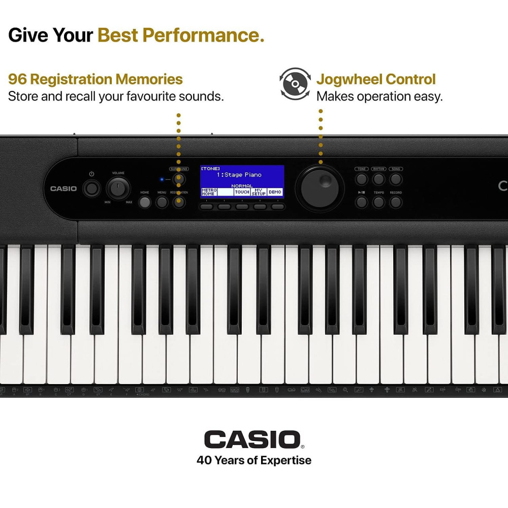Casio CTS-400 Portable Keyboard | Explore the Musical Universe with Casio